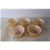 Image 7 : Fire King Dishes - Large Bowl, (6) Medium Bowls, (5) Fruit Nappies, (2) Sugar Bowls