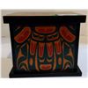 Image 2 : North West Coast First Nation Bentwood box. (reproduction) Beautiful designs of a Raven, 8 ½ inches 