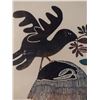 Image 3 : Owl catching a goose, Inuit print, artist unknown, n.d. (framed) 17 inches by 14 ½ inches.
