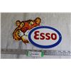 Image 1 : Esso Tiger Sign - 8 1/2" x 11 1/2"