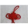 Image 2 : Asian-Inspired Wall Hanging - 21 1/2" Long