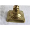 Image 3 : English Brass Pushup Candlestick