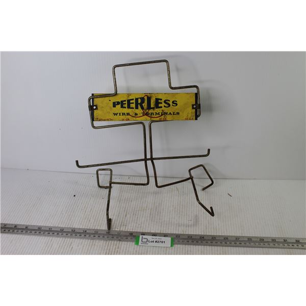 Peerless Wire & Terminals Display Rack - Bodnarus Auctioneering