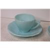 Image 2 : (2) Robin's Egg Blue Pyrex Cups 