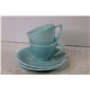 Image 4 : (2) Robin's Egg Blue Pyrex Cups 