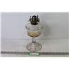 Image 1 : Vintage Glass Oil Lamp (missing chimney)