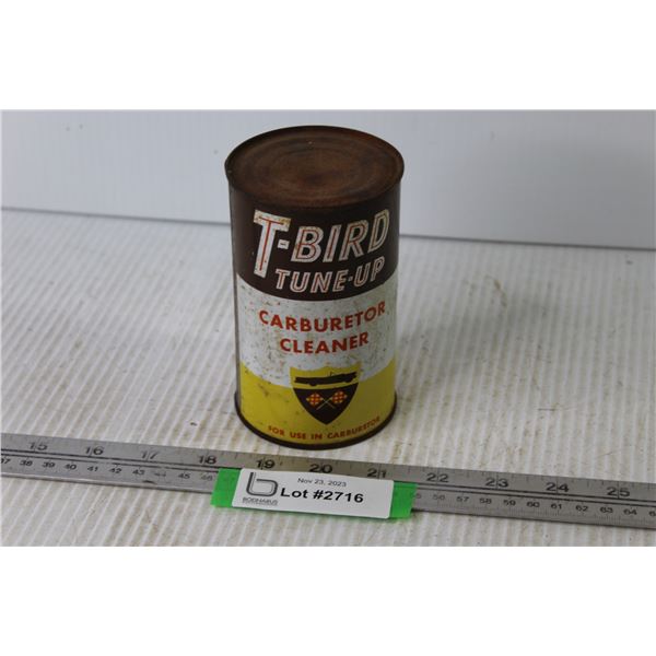 Vintage T-Bird Tin - Carburetor Cleaner