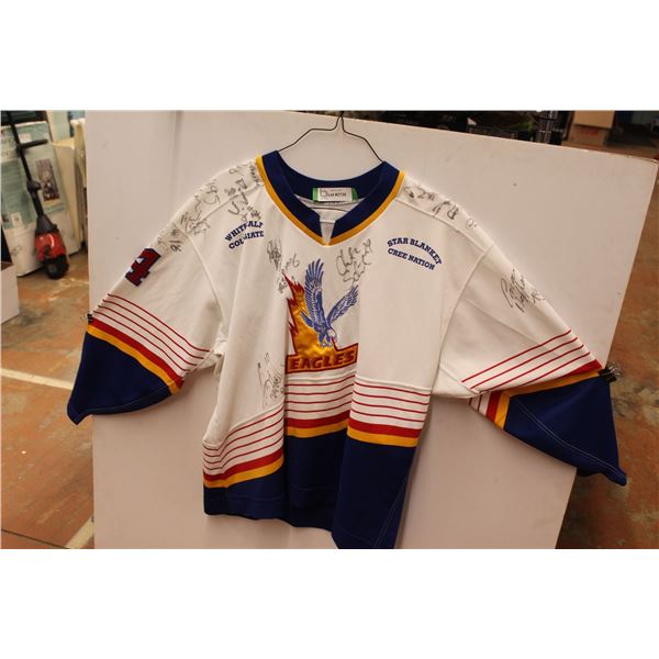 Cree Nation Eagles - Hockey Team - Signed Jersey