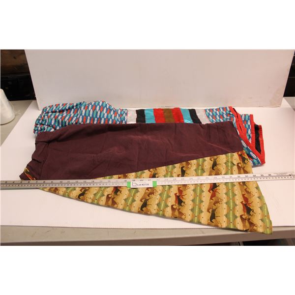 (2) Indigenous Ribbon Skirts (unused)