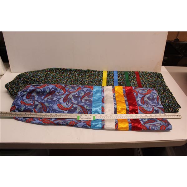 (2) Indigenous Ribbon Skirts (unused)