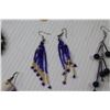 Image 4 : (5) Beaded Bracelets - Beaded & Shell Earrings