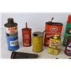 Image 5 : IH Mower Knife Blades - Oil Can Spout - Gulf Brake Fluid - Coleman Measuring Can - Texaco Home Lubri