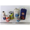 Image 1 : Oil Containers - Anti-Freeze - Gas Line Anti-Freeze - Gulf - Kawasaki - Veedol - Wynn's