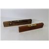 Image 3 : (2) Vintage Wooden Stanley Rule & Level N0. 104 No.102