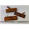 Image 1 : (3) Wooden Molding Planes