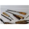 Image 2 : Lot of Chisels w/Handles & Chisel Ends