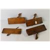 Image 6 : (4) Vintage Wooden Moulding Planes