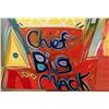 Image 3 : “Chief Big Mack” DJ Tapaquon Original Acrylic Painting on Canvas Multi Media Piece of Art -31.5x47