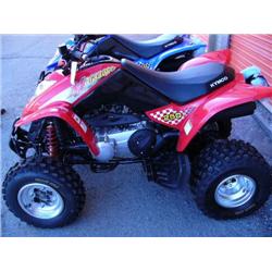 2004 Kymco Mongoose 250 4-wheeler CBT Drive, Full Suspension 4 stroke Engine, Liquid Cooled, Front a