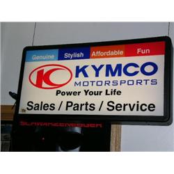 Kymco Lighted Advertising Sign
