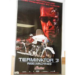 Terminator 3 Indian Motorcycle Poster, Framed