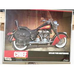 CHOICE Indian Chief Sign 20" x 26"