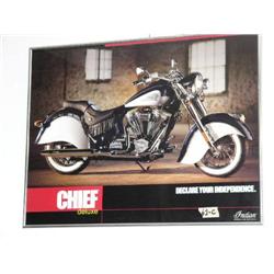 CHOICE Indian Chief Sign 20" x 26"