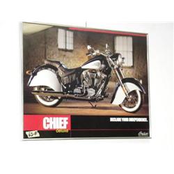 CHOICE Indian Chief Sign 20" x 26"