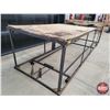 Image 5 : Metal Tubing Wheeled Frame Rack (37-1/2"H x 148"W x 45-1/2"D) (SEE PICS)