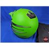 Image 3 : HELMET : Arctic Cat Snocross DOT (Green) Size : XL (Note : Scratches) (SEE PICS)