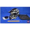 Image 1 : HELMET : Arctic Cat Snocross DOT (Black & White) Size : XL (SEE PICS)