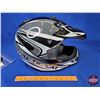 Image 5 : HELMET : Arctic Cat Snocross DOT (Black & White) Size : XL (SEE PICS)