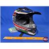Image 6 : HELMET : Arctic Cat Snocross DOT (Green/White/Red) Size : S (SEE PICS)