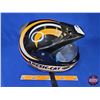 Image 5 : HELMET : Arctic Cat DOT TXI (Black/Orange/White) Size : Large (SEE PICS)