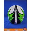 Image 3 : HELMET : Arctic Cat DOT (Black/Green/White) Size : XL (SEE PICS)