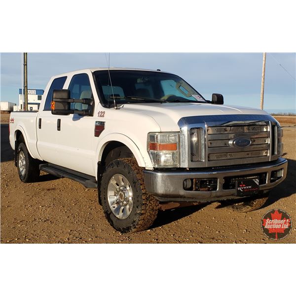 2008 Ford F350 Power Stroke 4x4 Turbo Diesel V8 - Not Running (ODM Shows: 545,349kms) S/N#1FTWW31RX8