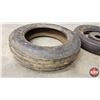 Image 2 : TIRES (4) : Implement Tire Combo 1. Bridgestone - Farm Service 6x14 (4 Ply) 2. Good Year - Rib Tread