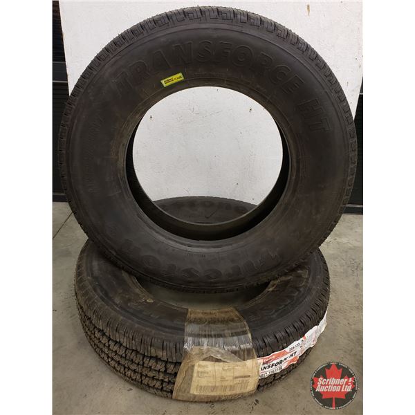 TIRES (2): Firestone Transforce LT225/75R17 (Load Range E) (New Old Stock) (SEE PICS!)