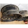 Image 3 : STEEL RIMS (4): 16" x 7" (Bolt Pattern: 6 Hole - 5") (SEE PICS!)
