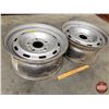 Image 2 : STEEL RIMS (2): 16" X 7" (Bolt Pattern: 5 Hole - 5.25") (SEE PICS!)
