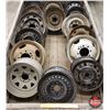 Image 1 : STEEL RIMS (15): VARIETY COMBO (Including 14" & 15" & 16") (SEE PICS!)