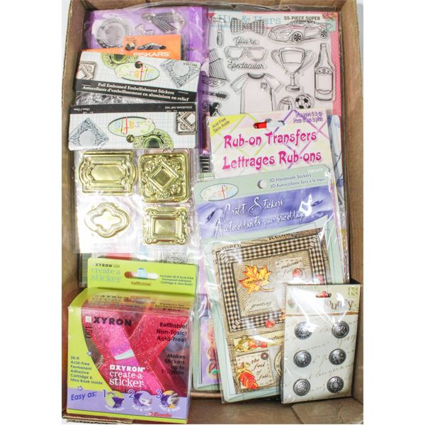 ASST. STICKERS TRANSFERS CRAFT SUPPLIES AUTUMN ETC.