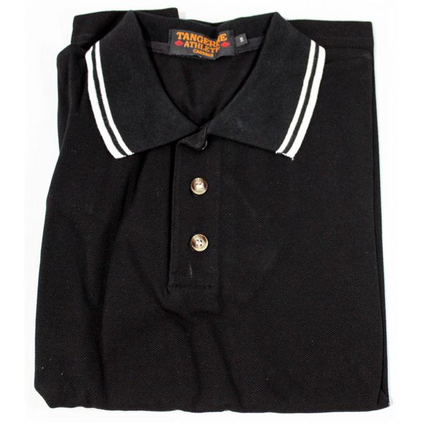 MEN'S POLO SHIRT BLACK  SIZE YL