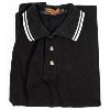 Image 1 : MEN'S POLO SHIRT BLACK  SIZE YL