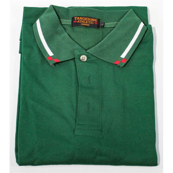 MEN'S POLO SHIRT GREEN  SIZE L