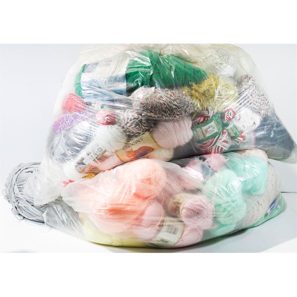KNITTING YARNS PARTIAL SKEINS
