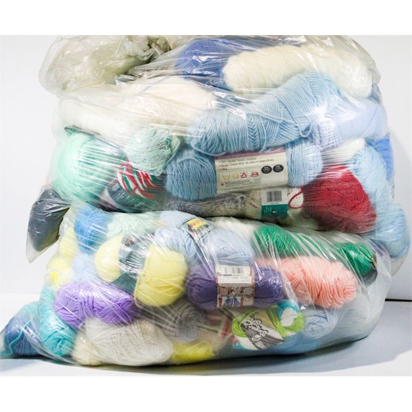 KNITTING YARNS PARTIAL SKEINS