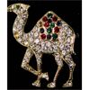 Image 1 : ESTATE RHINESTONE CAMEL BROOCH