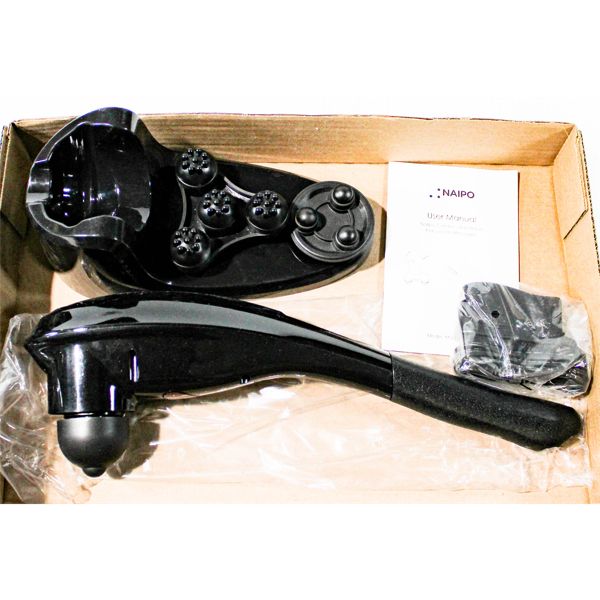 NAIPO CORDLESS HANDHELD PERCUSSION MASSAGER