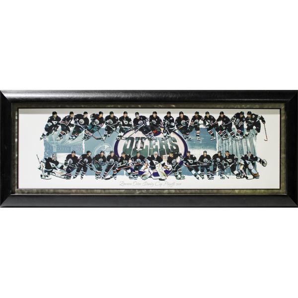 EDMONTON OILERS STANLEY CUP PLAYOFFS 2006  45 1/2" X 18"
